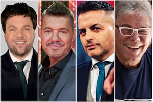 Guido Kaczka, Marcelo Tinelli, Ángel de Brito y Beto Casella buscando ganar la audiencia del prime time