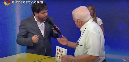 Guido Kaczka se entretuvo hablando sobre frutas con un participante