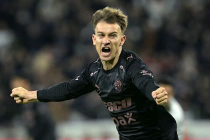 Guido Mainero, autor del primer gol de Platense