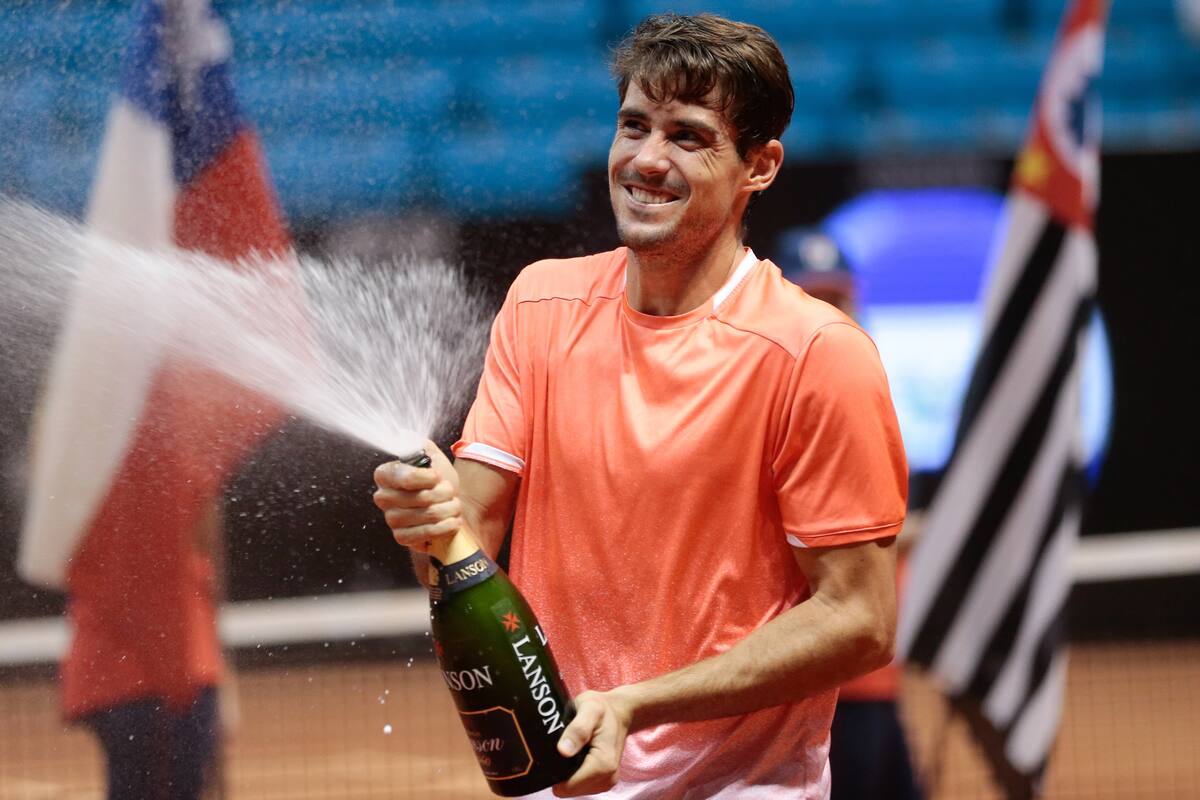 Guido Pella dejó atrás sus frustraciones y se consagró en Brasil