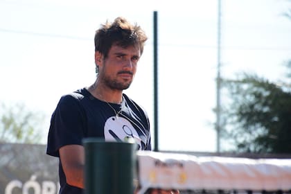 Guido Pella en el Polo Deportivo Kempes, escenario del ATP de Córdoba
