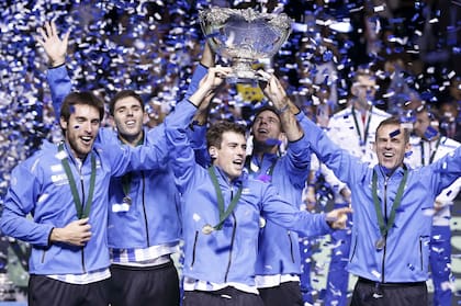 Guido Pella en la consagración en Croacia