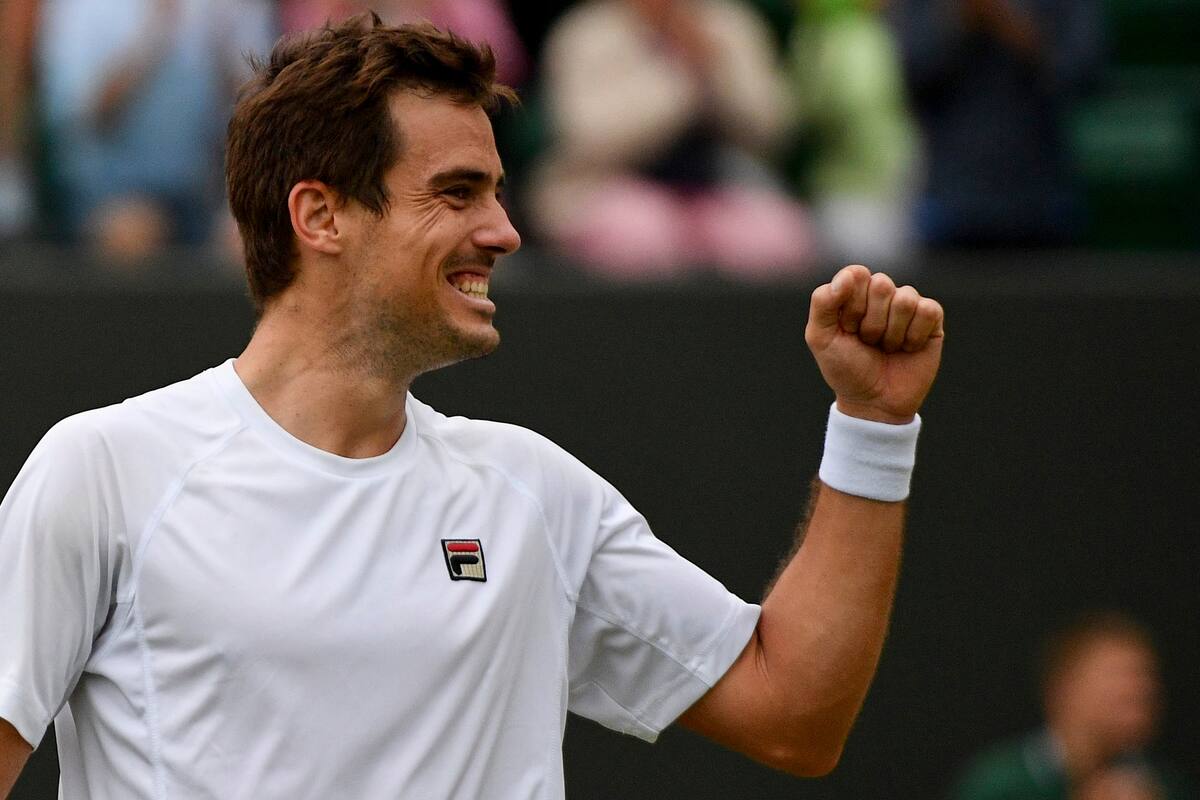 Guido Pella pasa a cuartos de final de Wimbledon