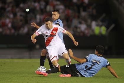 Rodríguez en su etapa en River, donde no consiguió continuidad
