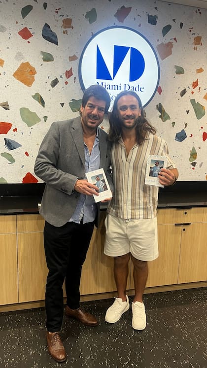 Guido Sueldo junto a Marcelo Gilardoni, Cónsul General y Director del Centro de Promoción de la República Argentina en Miami