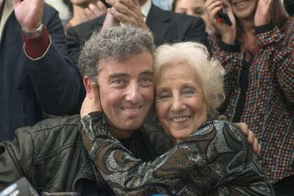 Guido y Estela, tras el reencuentro