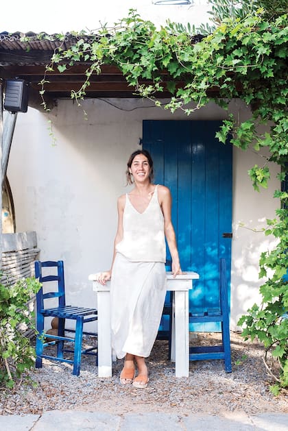 Guillermina Dinelli, de 32 años, cambió Palermo por Punta del Este, donde se dedica a la decoración de interiores