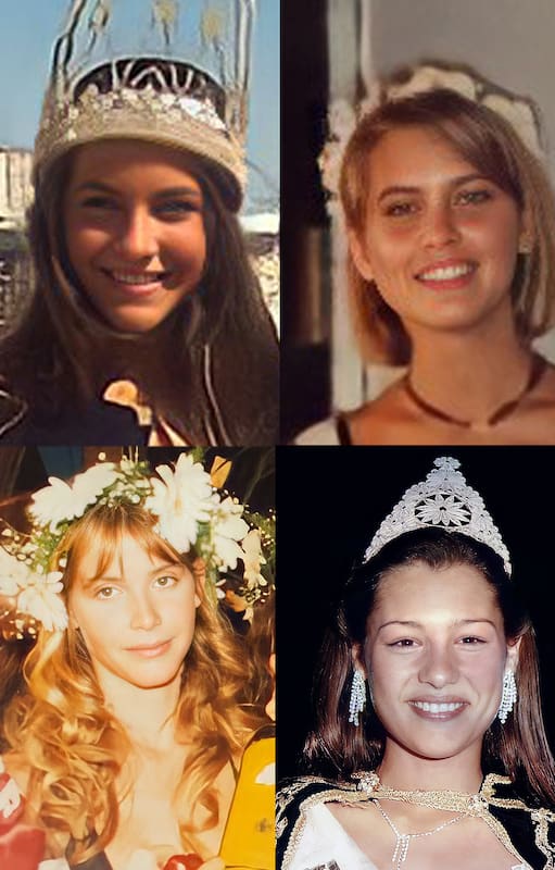 Guillermina Valdés, Pampita Ardohain, María Belén Ludueña y Valeria Mazza