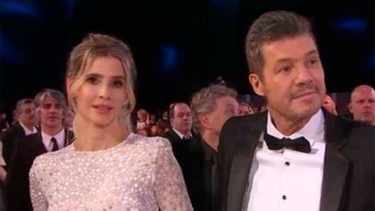 Guillermina Valdes y Marcelo Tinelli, a metros de Sebastián Ortega