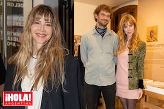 Guillermina Valdes estuvo presente en la muestra de la artista Mercedes Larreta en Recoleta