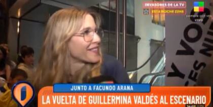 Guillermina Valdés: "Yo soy re amiga de Marce"