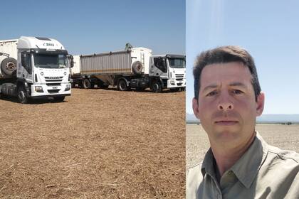 Guillermo Abertondo, gerente de una empresa de acopio y transporte en el sur de Santa Fe