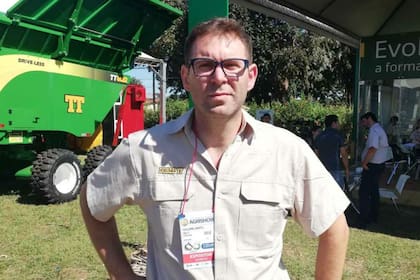 Guillermo Abratte, de Doble TT, que vende plantadoras de caña de azúcar en Brasil