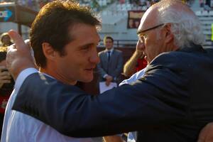 Guillermo Barros Schelotto y Carlos Bianchi