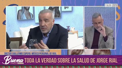 Guillermo Capuya, el médico personal de Jorge Rial, viaja a Colombia para acompañarlo