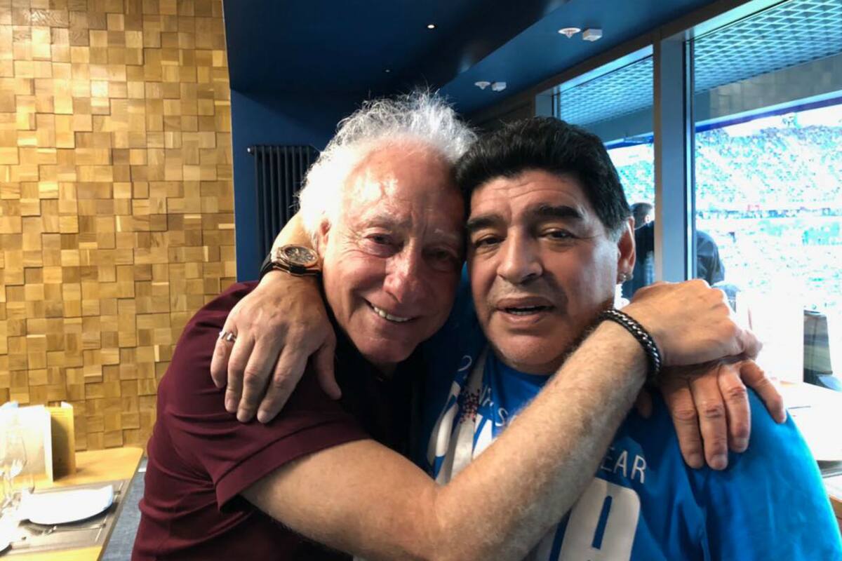 Guillermo Coppola y Diego Maradona finalmente reconciliados