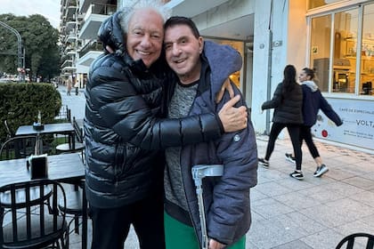 Guillermo Coppola junto a Jacobo Winograd, uno de sus grandes amigos