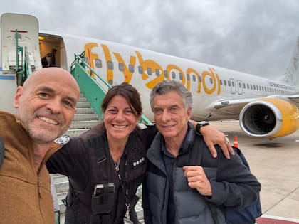 Guillermo Dietrich con Mauricio Macri