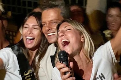 Guillermo Elías, el doble de Luis Miguel, en la despedida de soltera de Pampita