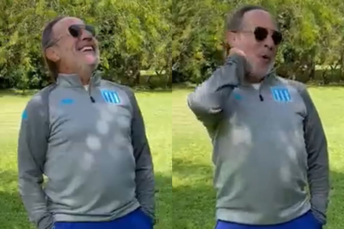 Guillermo Francella celebró el triunfo de Racing sobre Independiente con un video que ya se volvió un clásico para los hinchas de la Academia