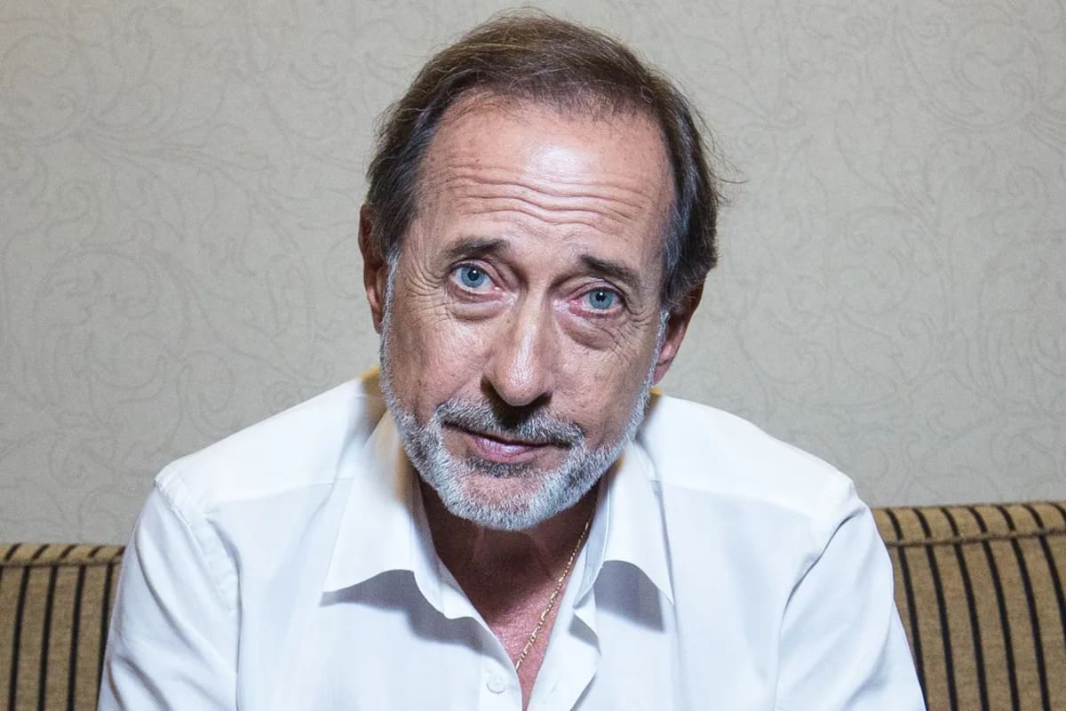 Guillermo Francella presenció el partido entre Racing y Aldosivi (Foto: Ignacio Sánchez - LA NACION)