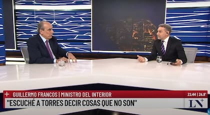 Guillermo Francos entrevistado por Luis Majul