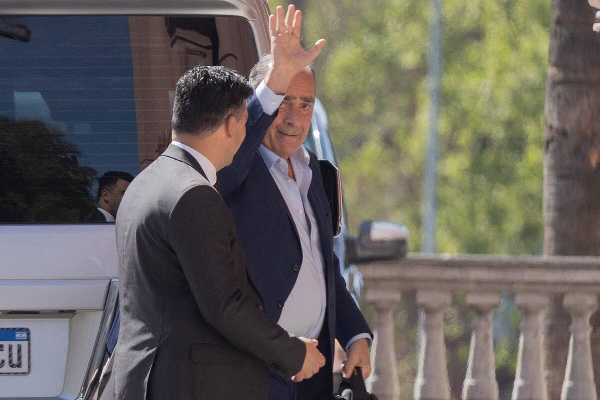 Guillermo Francos, jefe de Gabinete, en la Casa Rosada