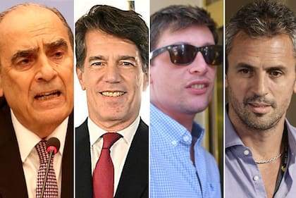 Guillermo Francos, Nicolás Posse, Santiago Caputo y Martín Menem