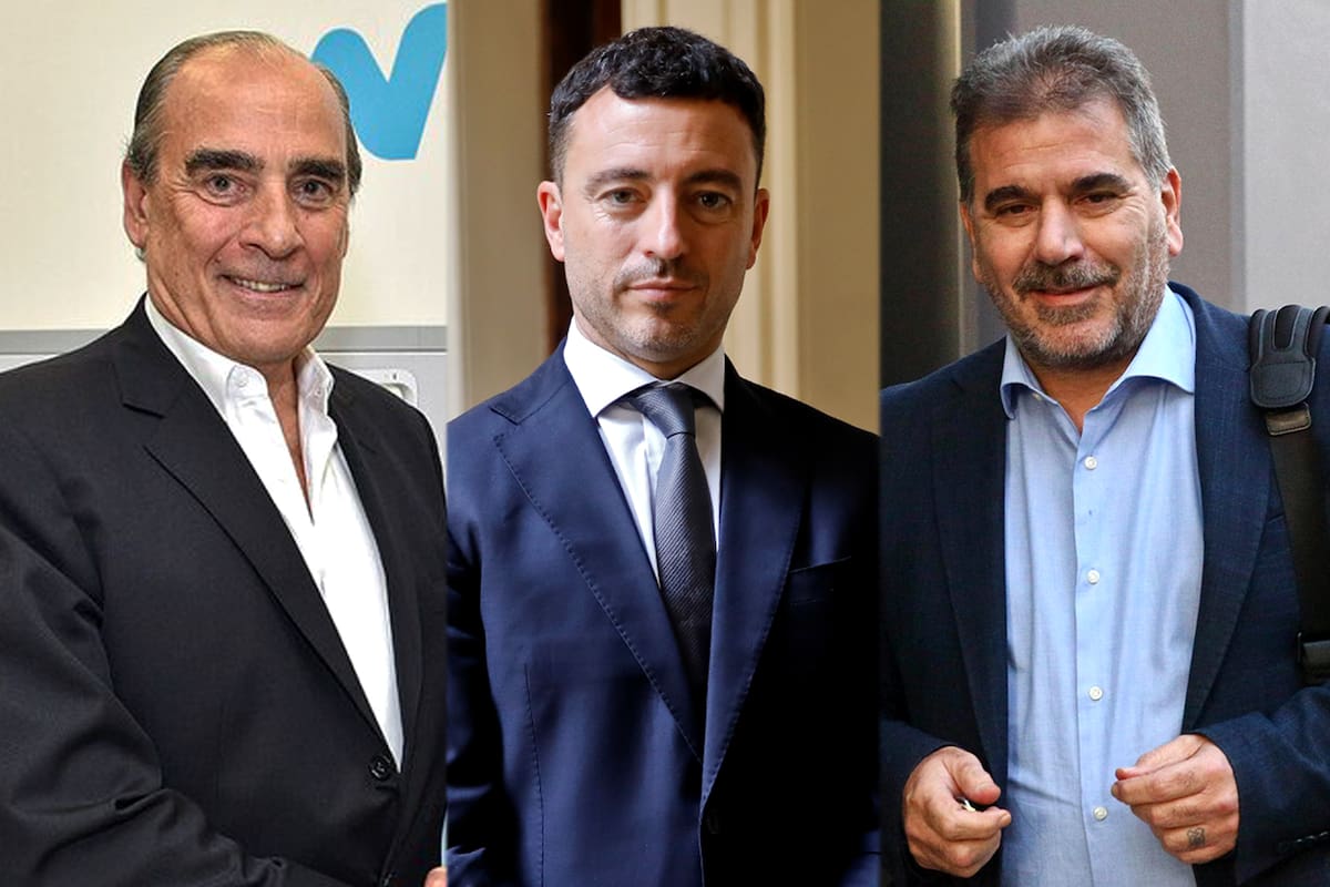 Guillermo Francos, Rodrigo de Loredo y Cristian Ritondo