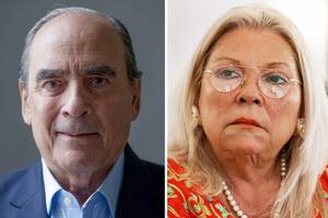Guillermo Francos y Elisa Carrió