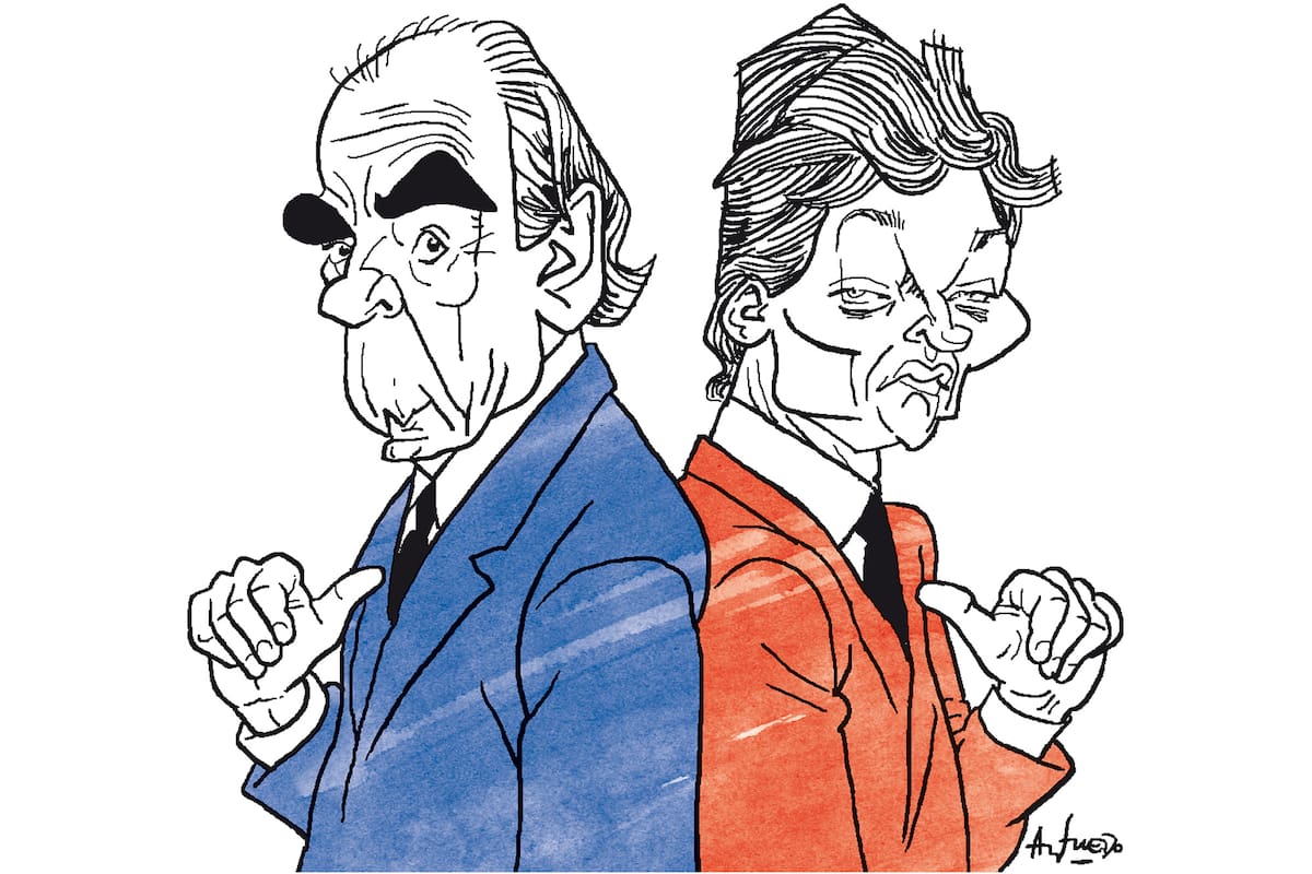 Guillermo Francos y Santiago Caputo