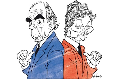 Guillermo Francos y Santiago Caputo