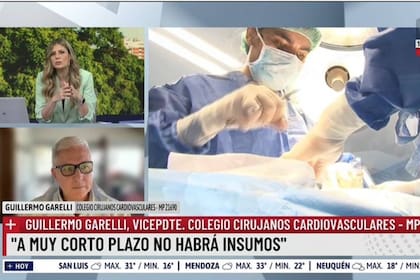 Guillermo Garelli, del Colegio Argentino de Cirujanos Cardiovasculares habló sobre la crítica situación de la salud por la falta de insumos