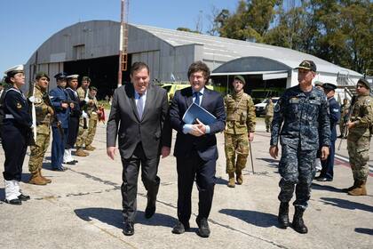Guillermo Montenegro y Javier Milei