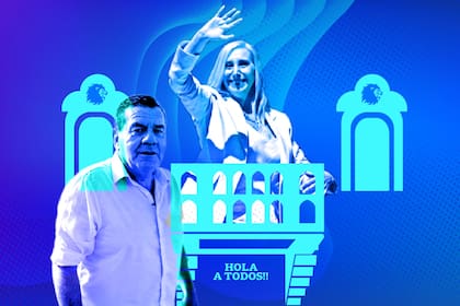 Guillermo Montenegro y Karina Milei