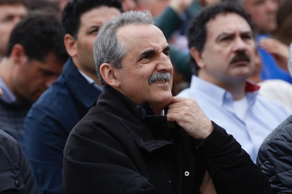 Guillermo Moreno fue uno de los políticos que participó del acto de Hugo Moyano