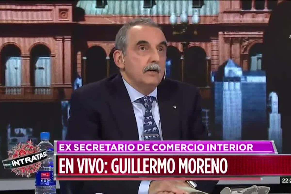 Guillermo Moreno, un personaje de la política que se mueve muy cómodo bajo las luces de la televisión