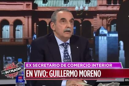 Guillermo Moreno, un personaje de la política que se mueve muy cómodo bajo las luces de la televisión