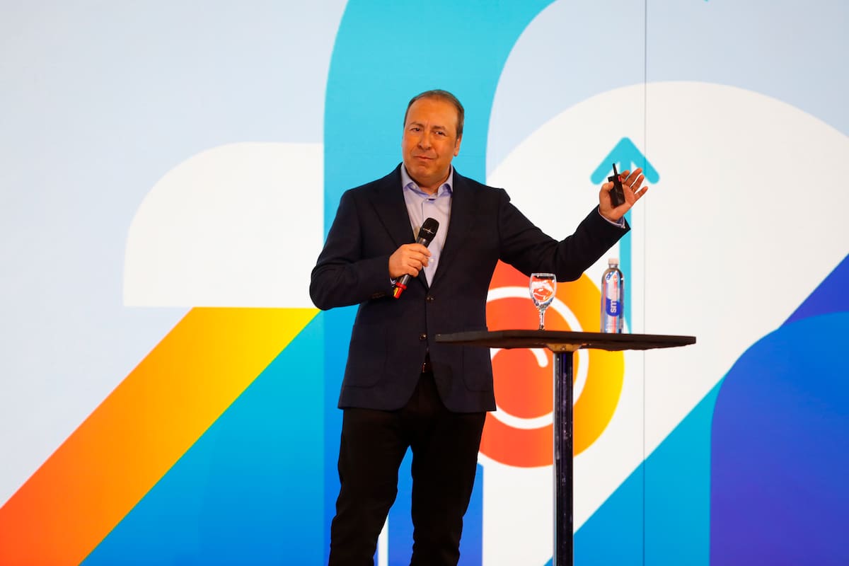 Guillermo Oliveto, CEO de W y Almatrends, durante su exposición en el 62° Coloquio de IDEA, en Mar del Plata