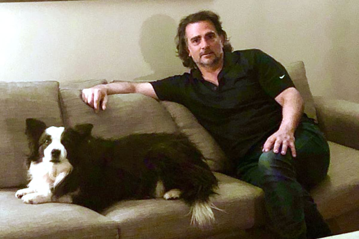 Guillermo Pérez Roldán, en Santiago de Chile, donde reside cuando no está trabajando en Italia.