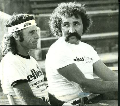 Guillermo Vilas, en su época dorada con Tiriac