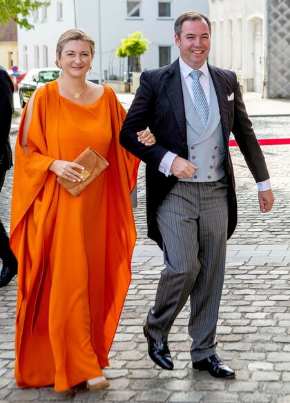 Guillermo y Stephanie de Luxemburgo, herederos del Gran Ducado.