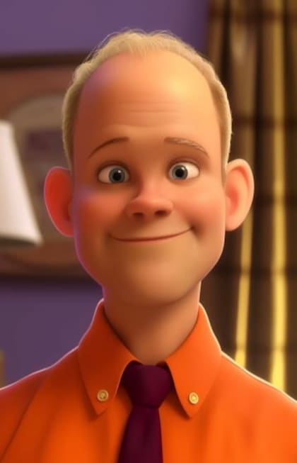 Gunther versión Pixar (Captura: @creaition99)