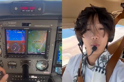 Guo asegura que su destino era Ushuaia y que aterrizó por problemas técnicos y hielo en la ruta