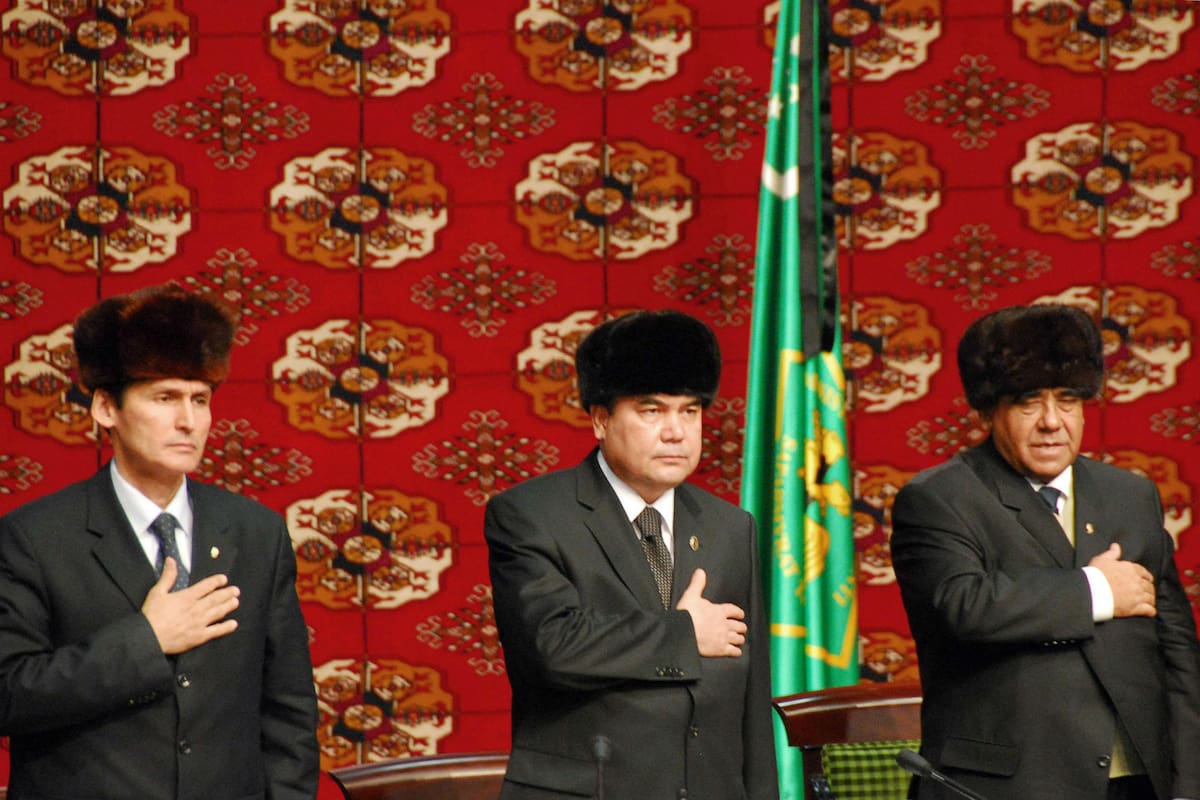 Gurbanguly Berdimuhamedow, el presidente de Turkmenistán
