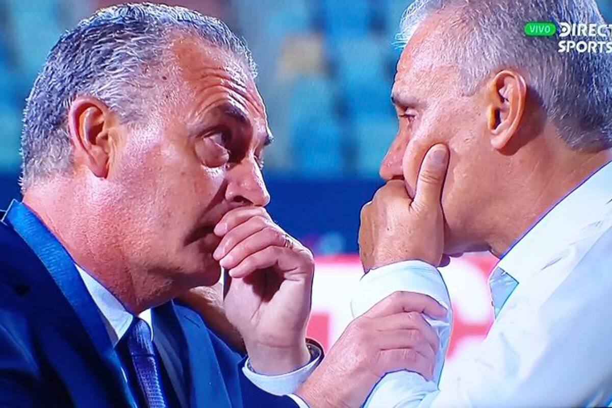 Gustavo Alfaro, DT de Ecuador, hizo emocionar a Tité, entrenador de Brasil, al final del partido que igualaron 1-1 por la Copa América