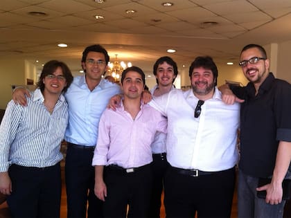 Gustavo Ariel Molina Segura, Ruben Salím Brovia, Lucas Soria, Jose Luis Ruiz Moreno, Gabriel Déboli y Benjamín Arned