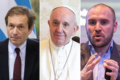 Gustavo Beliz, el Papa Francisco y Martín Guzmán