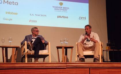 Gustavo Buchbinder, presidente de IAB Argentina; y Mariano Thieberger, editor general de Contenidos de Artear