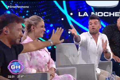 Gustavo Conti y Cristian U se trenzaron en una fuerte pelea (Captura video)